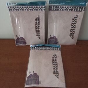 Paper Images Fall Teacher Apple Themed Stationary Set 45 Sheets/30 Envelopes New